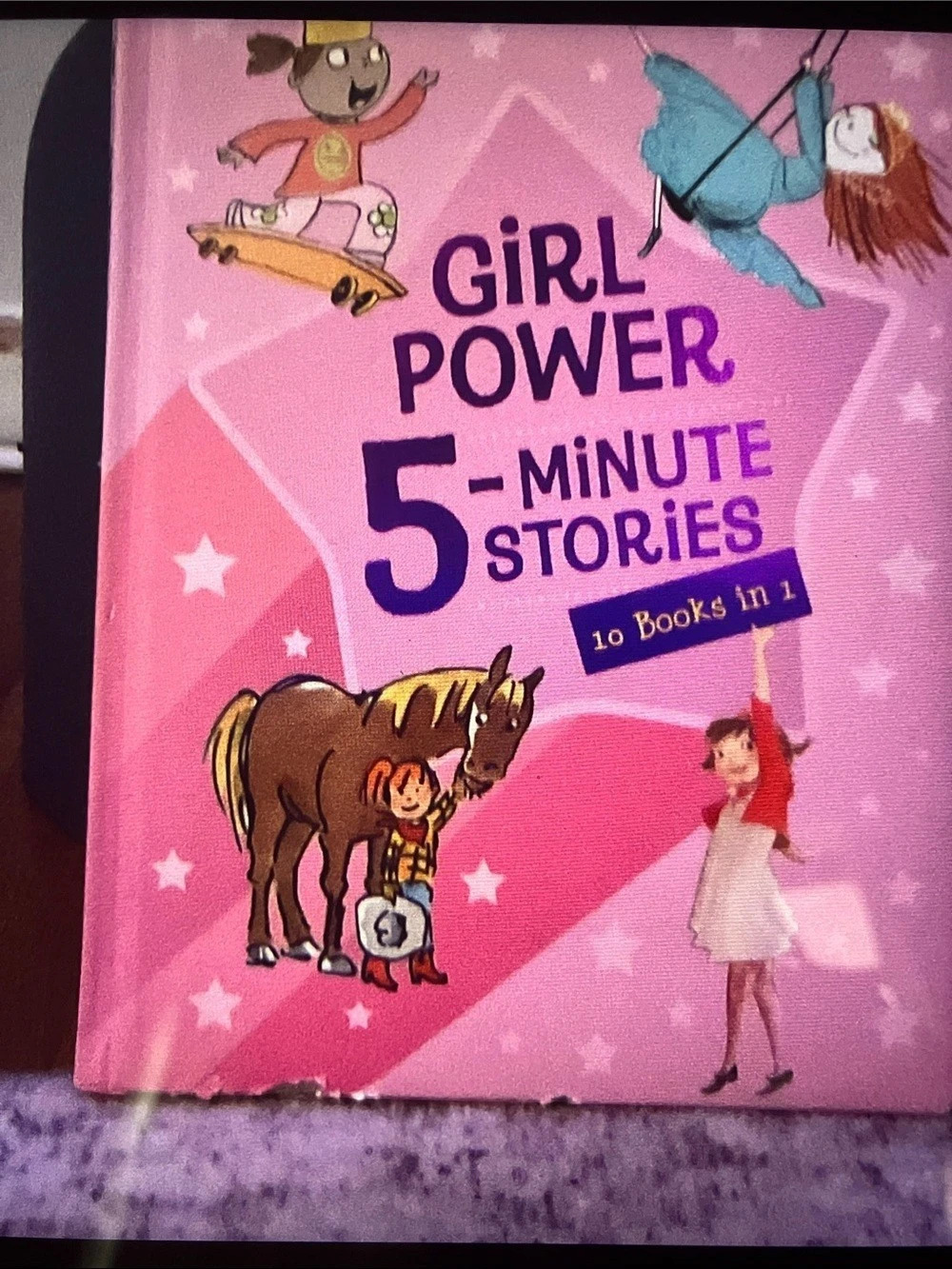 Clarion Books Girl Power 5-Minute Stories Pink Book